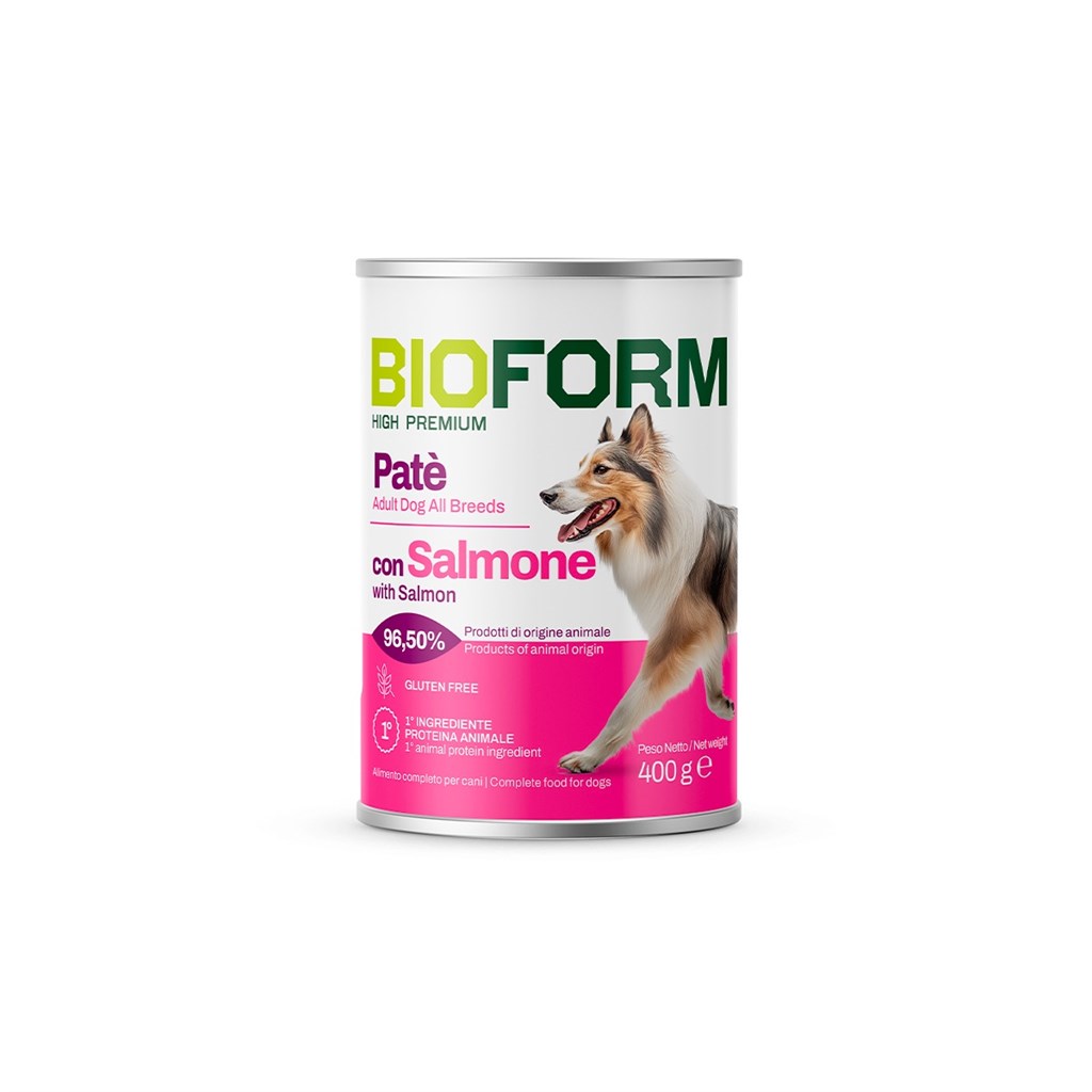 BIO FORM DOG PATE' SALMONE G. 400